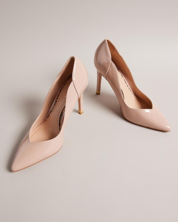 Chaussures à Talons Ted Baker Layered Patent Leather Court Beige Femme | JLA-88958093